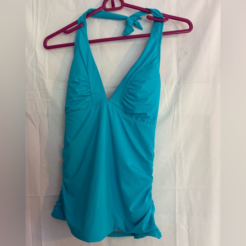 Athleta Vibrant Blue Tankini Swimwear